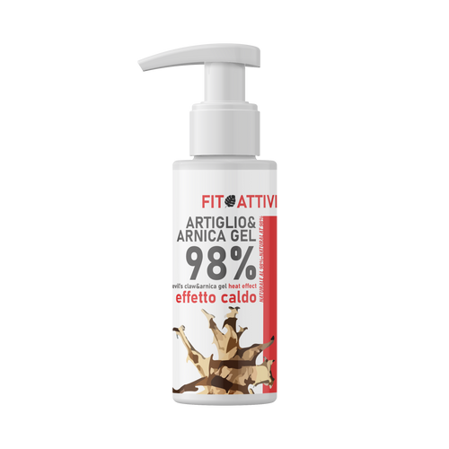 Arnica Gel 98% Effetto Caldo 100 ml/550 ml | Gel Arnica Fitoattivi