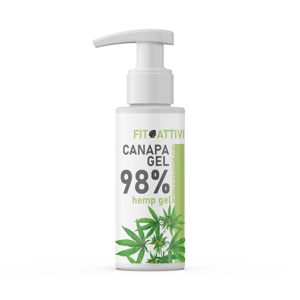 Canapa Gel 98% 100 ml/550 ml | Gel Canapa Fitoattivi