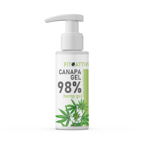 Canapa Gel 98% 100 ml/550 ml | Gel Canapa Fitoattivi
