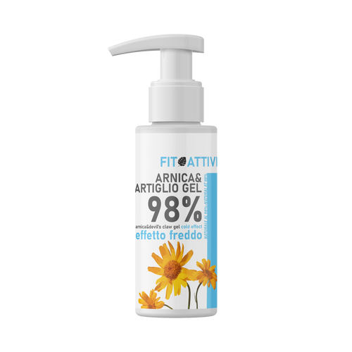 Arnica Gel 98% Effetto Freddo 100 ml/550 ml | Gel Arnica Fitoattivi