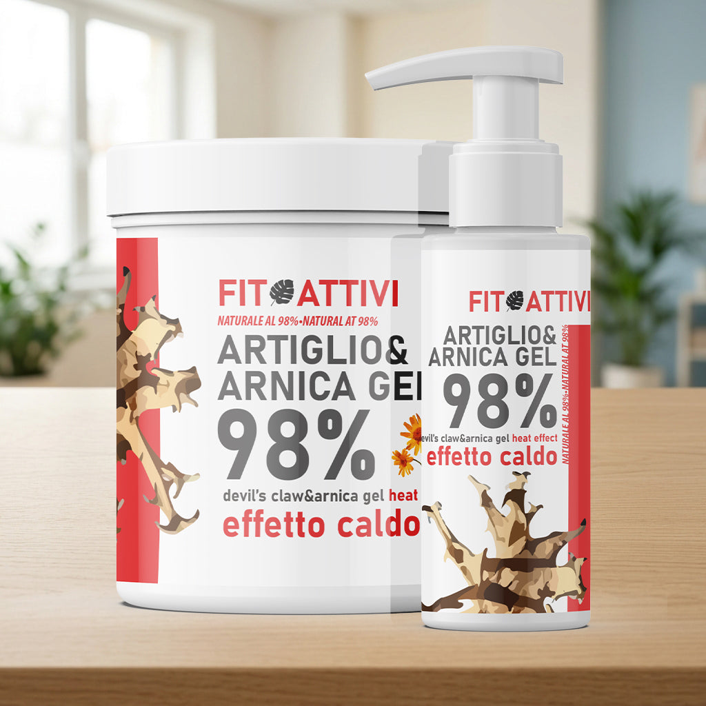 Arnica Gel 98% Effetto Caldo 100 ml/550 ml | Gel Arnica Fitoattivi