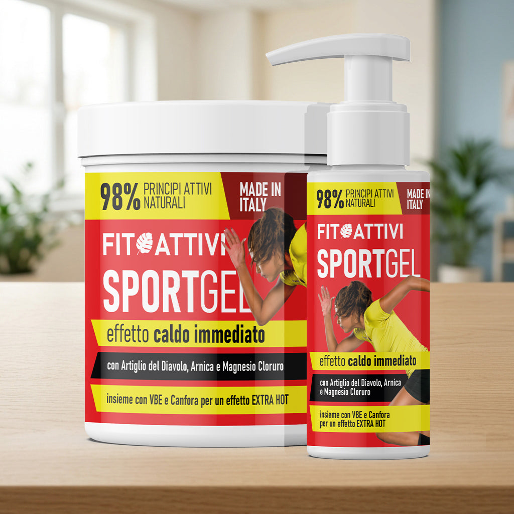 SportGel 98% Effetto Caldo 100 ml/500 ml | Gel Arnica Fitoattivi