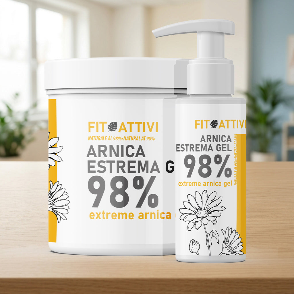 Arnica Estrema Gel 98% Effetto Forte 100 ml/550 ml | Gel Arnica Fitoattivi